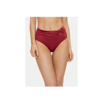 Slip baie dama -  Poliester - Visiniu