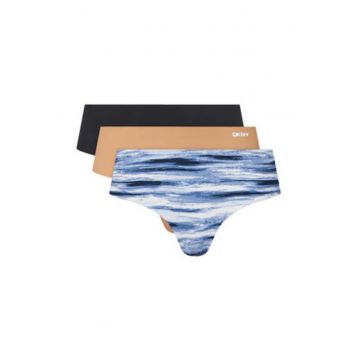 Slip de baie dama -  3 perechi - multicolor - 68% nailon - 32% elastan
