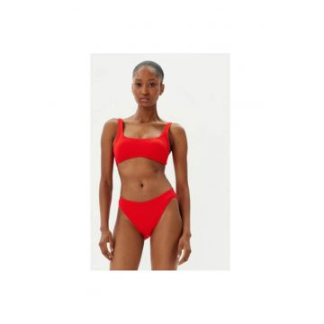 Sutien de baie dama  C12VQ0 A39 - Poliamida/Elastan - Rosu
