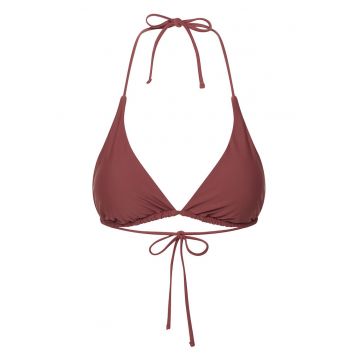 Sutien triunghiular de baie Norte  castaniu-bronz