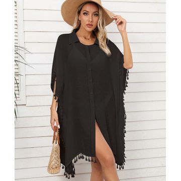 Camasa de vara vaporoasa Latifah Neagra
