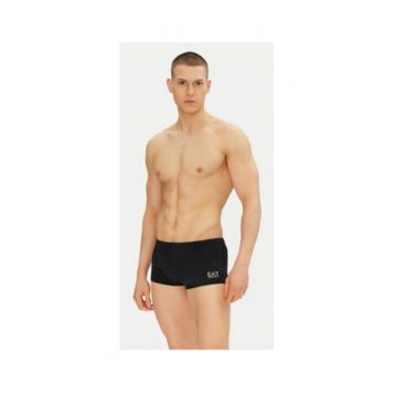 Costum de baie barbati - Emporio Armani - negru - 80% poliamida - 20% elastan -