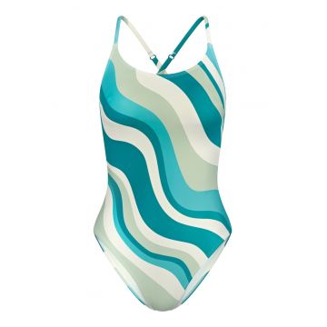 Costum de baie dama  10218240 - Poliamida/Elastan - Albastru