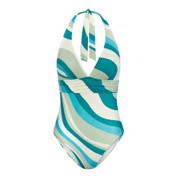 Costum de baie dama 10222303 - Poliamida/Elastan - Albastru/Verde Costum de baie dama 10222303 - Poliamida/Elastan - Albastru/Verde