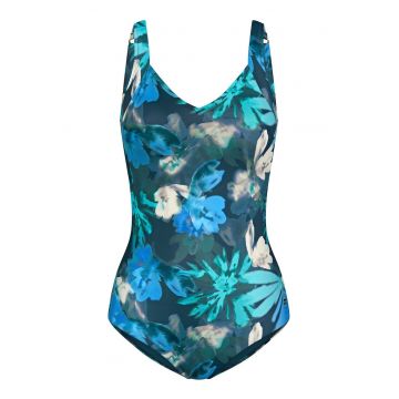Costum de baie dama  10222342 - Poliamida/Elastan - Albastru