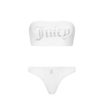 Costum de baie dama -  alb - nylon - elastan -