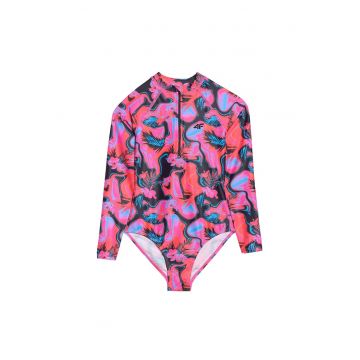 Costum de baie dintr-o bucata  multicolor - pentru fete