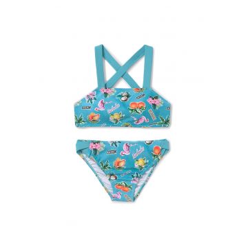 Costum de baie fete  6768 - Poliester - Albastru