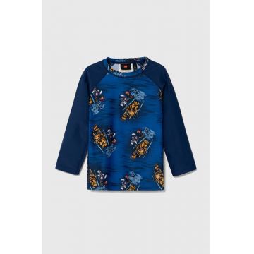 Lego longsleeve de baie pentru copii culoarea albastru marin Lego longsleeve de baie pentru copii culoarea albastru marin