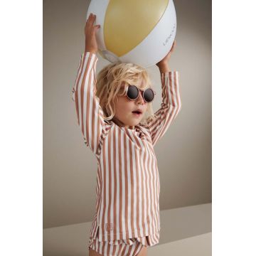 Liewood longsleeve de baie pentru copii culoarea bej Liewood longsleeve de baie pentru copii culoarea bej