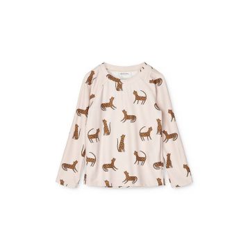 Liewood longsleeve de baie pentru copii culoarea bej Liewood longsleeve de baie pentru copii culoarea bej