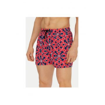 Pantaloni scurti de baie barbati  DW1222M-SIPO20 - Poliester - 2XL INTL - Rosu