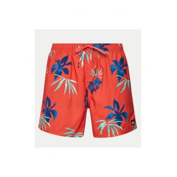 Pantaloni scurti de baie  sintetici - rosii -