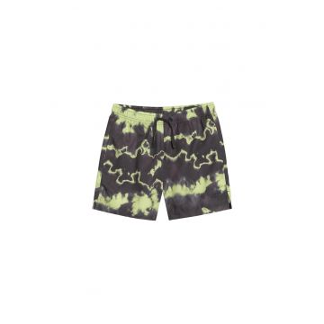 Pantaloni scurti de plaja pentru baieti  negru/verde