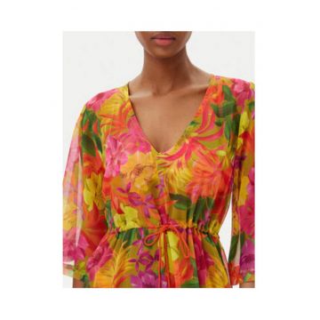 Rochie de plaja -  BL596 fucsia poliester - L