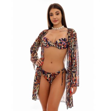 Set 3 piese Costum de baie cu tunica Wild Side