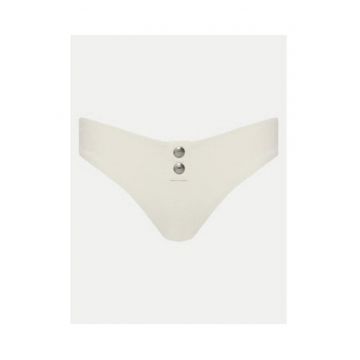 Slip de bikini dama -  bej - material sintetic - Slip de bikini dama -  bej - material sintetic -