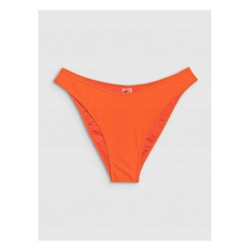 Slip de bikini  portocaliu - material elastic - brazilian - sintetic Slip de bikini  portocaliu - material elastic - brazilian - sintetic