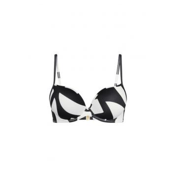Sutien de baie dama  10222244 - Poliamida/Elastan - Negru/Ecru