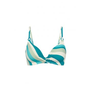 Sutien de baie dama  10222316 - Poliamida/Elastan - Albastru/Verde