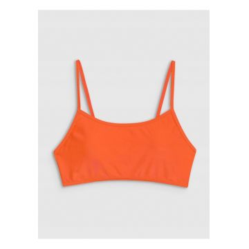 Sutien de bikini  portocaliu - material elastic - cupe detasabile - sintetic Sutien de bikini  portocaliu - material elastic - cupe detasabile - sintetic