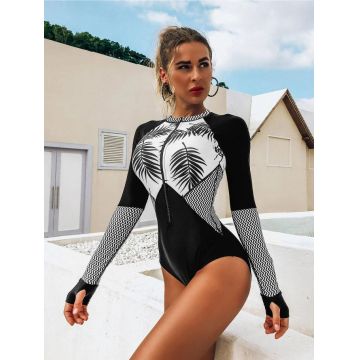 Costume de baie maneca lunga Scuba Jamilla