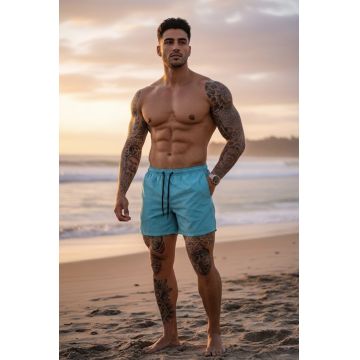 Sort de baie casual turcoaz d305 23-3.2