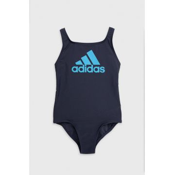 adidas Performance costum de baie copii HC9657 culoarea albastru marin