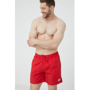 Fila pantaloni scurti de baie culoarea rosu Fila pantaloni scurti de baie culoarea rosu