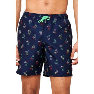 Happy Socks pantaloni scurti de baie culoarea albastru marin