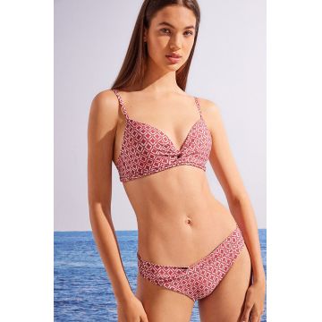 women'secret sutien de baie Bazar culoarea rosu, cupa rigidizata