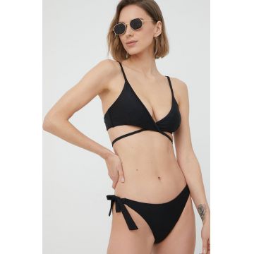 Answear Lab sutien de baie culoarea negru, cupa usor rigidizata
