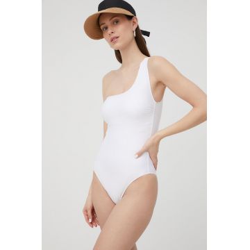 Max Mara Leisure costum de baie culoarea alb, cupa usor rigidizata