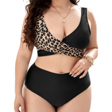 BIKINI VIOLETTA negru leopard