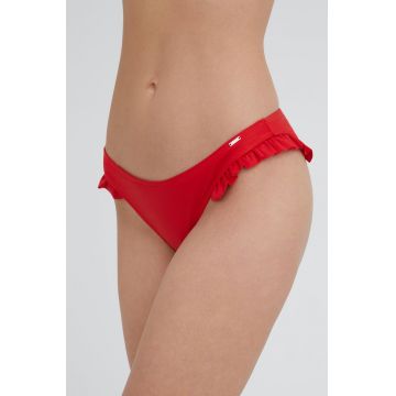 Pepe Jeans chiloti de baie Jade Bottom culoarea rosu